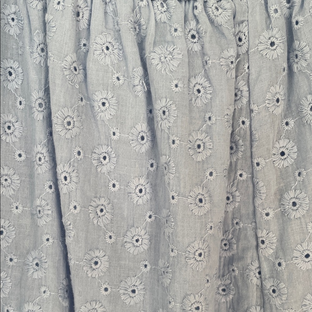 NWT Altar'd State Sky Blue Eyelet Ruffle dress - Picture 4 of 4